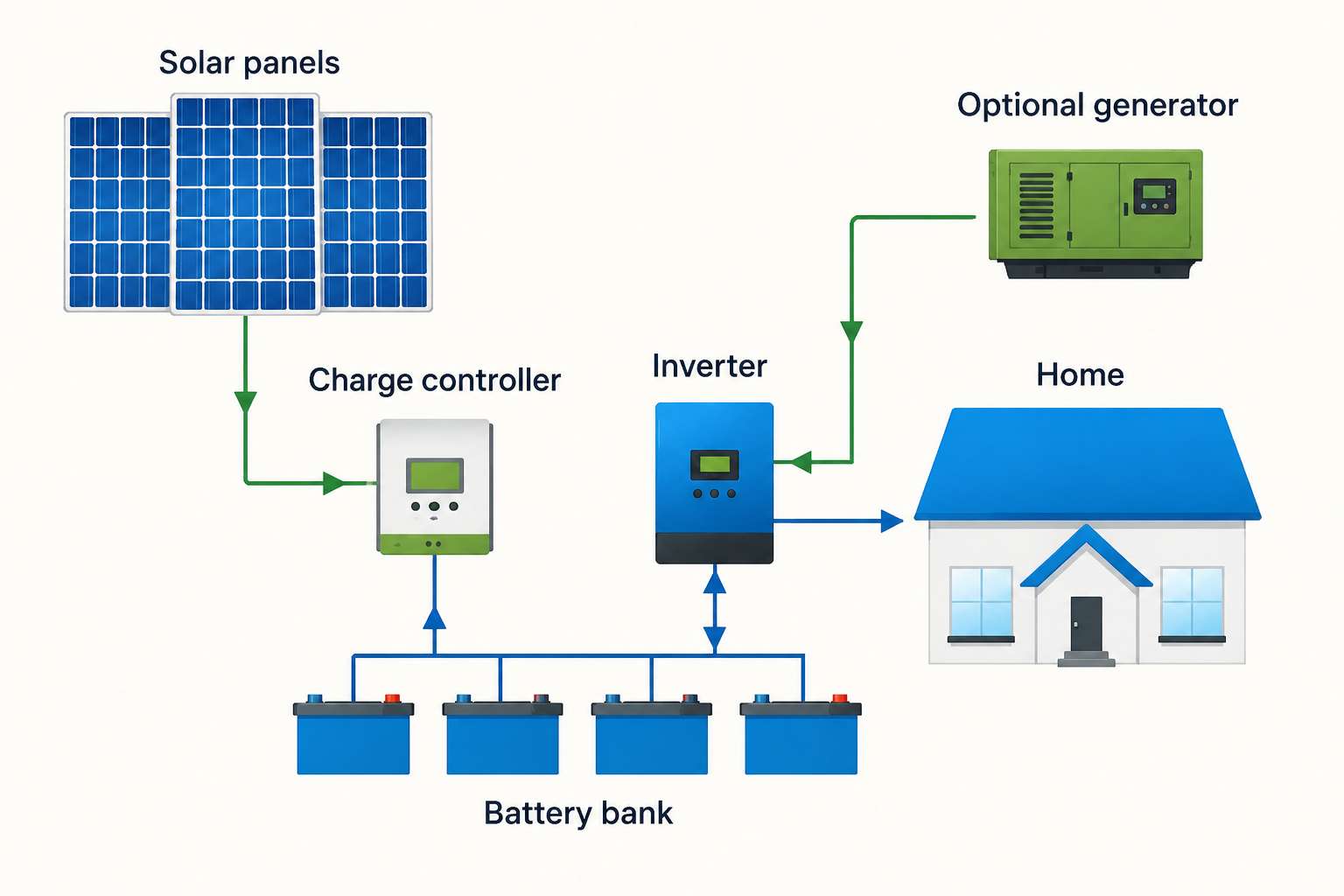 Off-Grid Solar System in Kerala